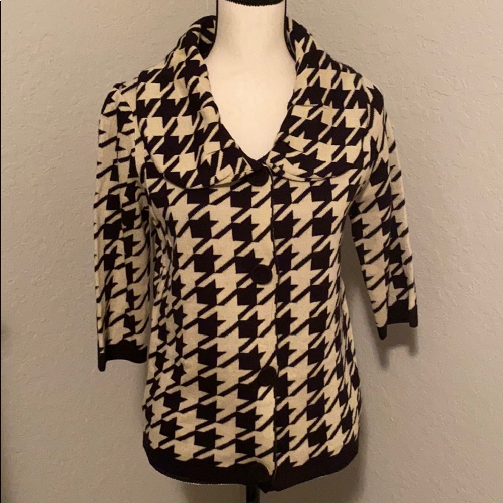 Houndstooth Cardigan